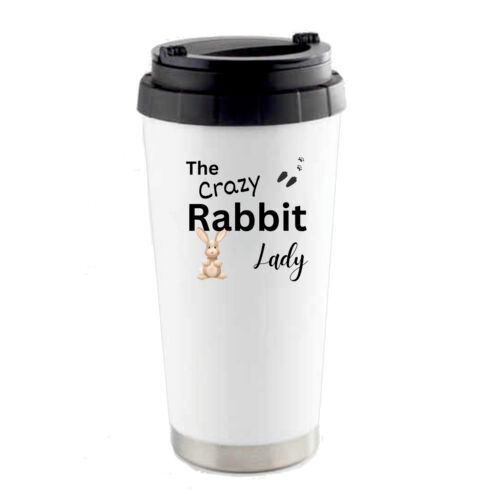 crazy rabbit lady mug Thumbnail
