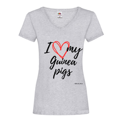 i love my guinea pigs - black text Thumbnail